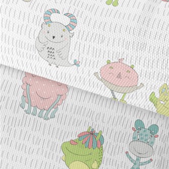 Happy Little Monster Waterproof Oxford
