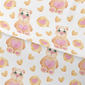 Watercolor Style Heart-shaped  Waterproof Oxford