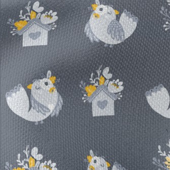 Flowers Dotted With Houses And Waterproof Canvas