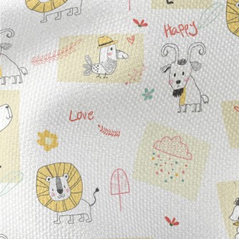 Animals Role Playing Waterproof Canvas