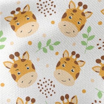 Giraffe With A Handsome Smile Waterproof Canvas