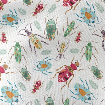 Colorful Beetle With Colorful  Waterproof Canvas