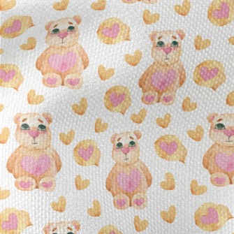 Watercolor Style Heart-shaped  Waterproof Canvas