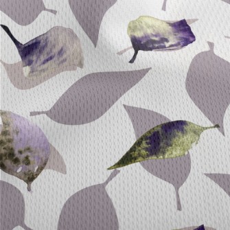 Flowing Leaves After Blurring Athletic Mesh Flat Back