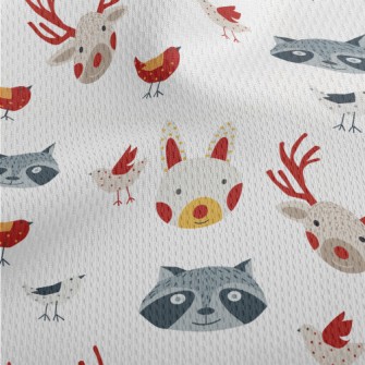 Animals Full Of Seasonal Color Athletic Mesh Flat Back