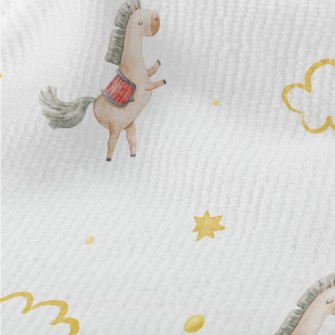 Wooden Horse Playing In The St Terry