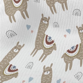 Alpaca With Eyes Closed And Co Terry