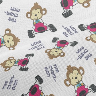 Monkey Driving An Off-road Veh Performance Linen