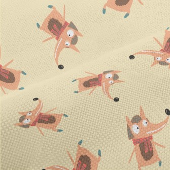 Cunning Orange Animal Performance Linen