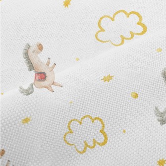 Wooden Horse Playing In The St Performance Linen