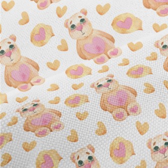 Watercolor Style Heart-shaped  Performance Linen