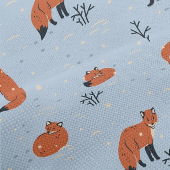 Lonely Fox Preparing For Winte Performance Linen