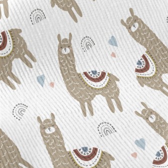 Alpaca With Eyes Closed And Co Standard Corduroy