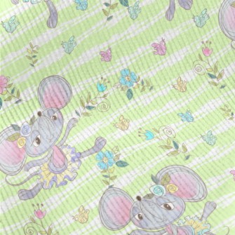 Cute Animal Ballerinas Standard Corduroy
