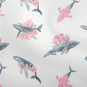 Watercolor Blue Whale And Cher Dobby