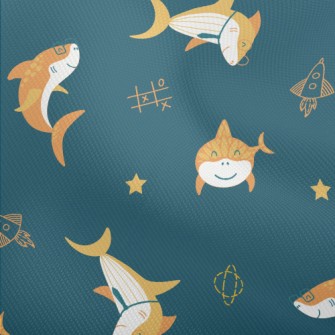 Shark And Rocket In The Air Dobby