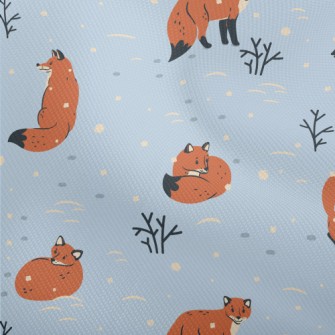Lonely Fox Preparing For Winte Dobby