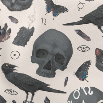 Witch&#39;s Minions Crow And B Stretch Ponte