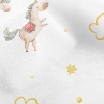 Wooden Horse Playing In The St Micro Fleece