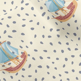 Steady Sailing Boat Micro Fleece