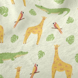 Unique Giraffe And Friends Minky