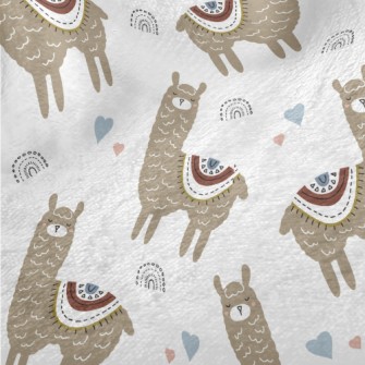 Alpaca With Eyes Closed And Co Minky