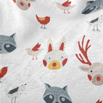 Animals Full Of Seasonal Color Minky