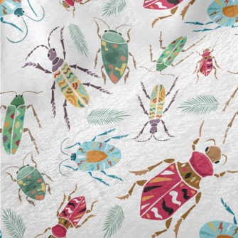 Colorful Beetle With Colorful  Minky