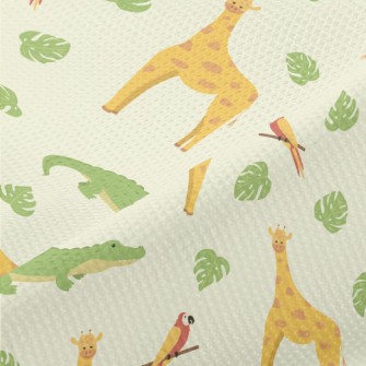 Unique Giraffe And Friends Piqué