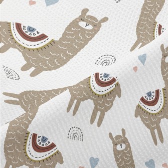 Alpaca With Eyes Closed And Co Piqué