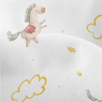 Wooden Horse Playing In The St Lightweight Performance Linen