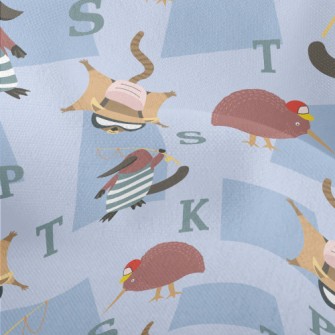 Rare Animals Roaming Free Lightweight Performance Linen