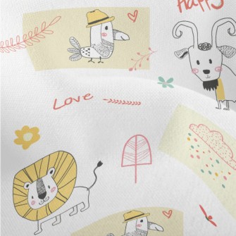 Animals Role Playing Lightweight Performance Linen