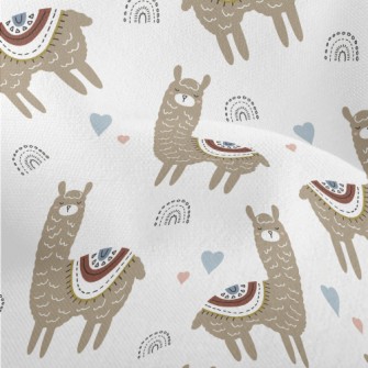 Alpaca With Eyes Closed And Co Lightweight Performance Linen