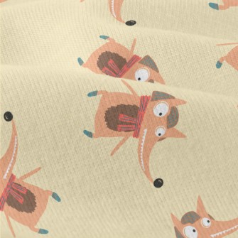 Cunning Orange Animal Modern Jersey