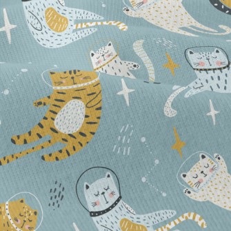 Cat Wearing Astronaut Helmet Modern Jersey