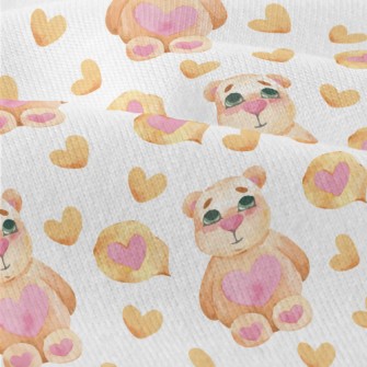 Watercolor Style Heart-shaped  Modern Jersey