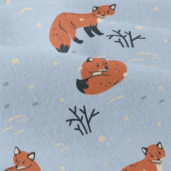 Lonely Fox Preparing For Winte Modern Jersey