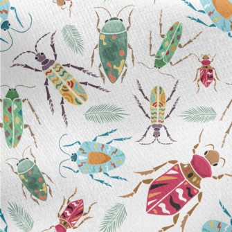 Colorful Beetle With Colorful  Jersey Backed Fleece