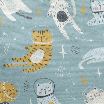 Cat Wearing Astronaut Helmet Pongee