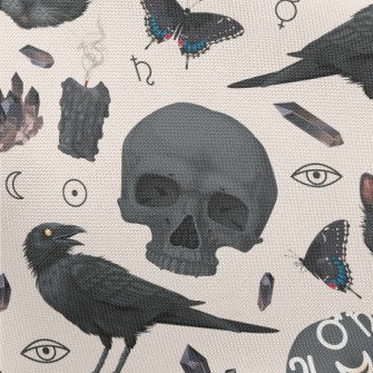 Witch&#39;s Minions Crow And B Pongee