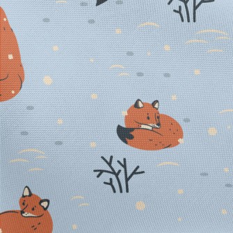 Lonely Fox Preparing For Winte Pongee