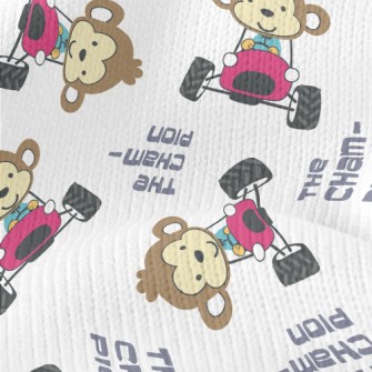 Monkey Driving An Off-road Veh Stretch Jersey