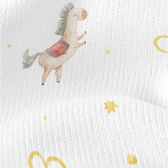 Wooden Horse Playing In The St Stretch Jersey