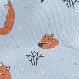 Lonely Fox Preparing For Winte Stretch Jersey