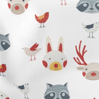 Animals Full Of Seasonal Color Lightweight Cotton Poplin