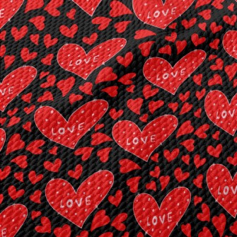 Love In English Birdseye Piqué