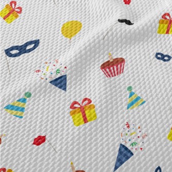 Birthday Cake Balloon Gift Pop Birdseye Piqué