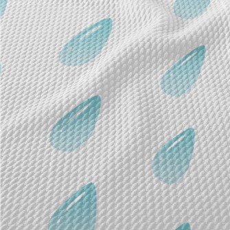 Crystal Clear Water Drops Birdseye Piqué