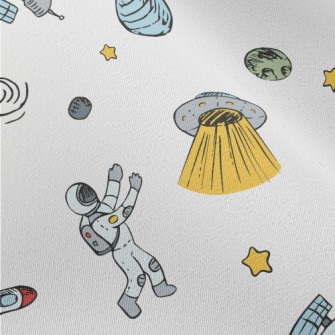 Planets And Satellites In The  Chiffon